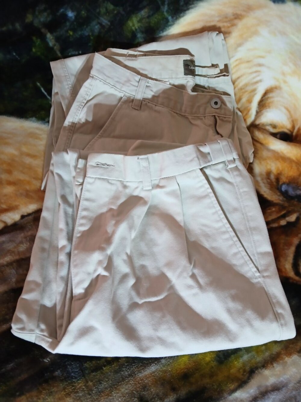 2 PR WOMEN'S/LADIES SZ 10 KHAKI PANTS - GREAT FOR WORK, PLAY, COMFORT
